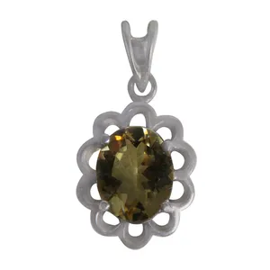 آویز گردنبند نقره زنانه کد 2602