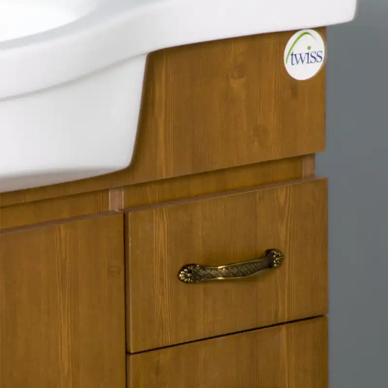 ست کابینت و روشویی توییس مدل tws - 1009  به همراه آینه