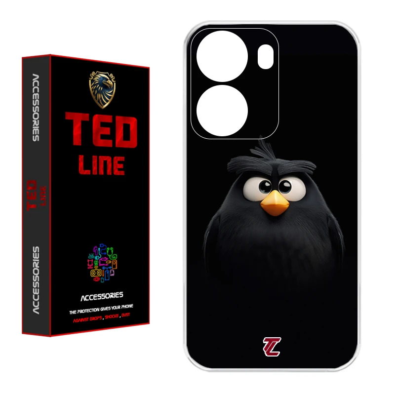 کاور تد لاین طرح پرنده کد 1122 مناسب برای گوشی موبایل شیائومی Poco X7 Pro 5G