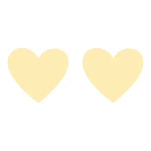 گوشواره طلا 18 عیار زنانه کرابو طرح قلب مدل Kr3790