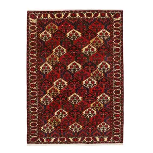فرش دستبافت شش و نیم متری منصوری مدل بختیار خشتی کد 606957