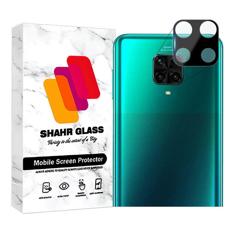 محافظ لنز دوربین  شهر گلس مدل LENSFSH مناسب برای گوشی موبایل شیائومی Redmi Note 9S / Redmi Note 10 Lite 4G / Poco M2 Pro