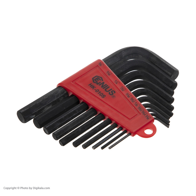 آچار آلن جنیوس تولز مدل HK-010S مجموعه 10 عددی