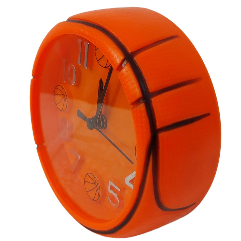 ساعت رو میزی مدل زنگ دار طرح توپ بسکتبال