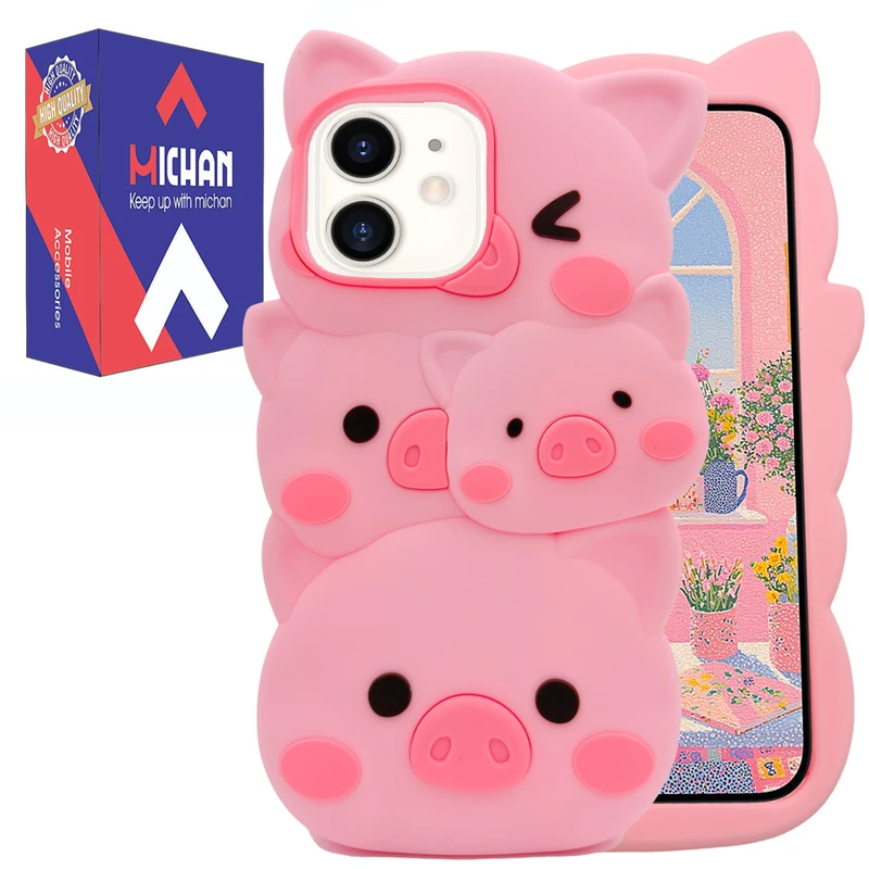 کاور میچان طرح خوک مناسب برای گوشی موبایل اپل IPHONE 11