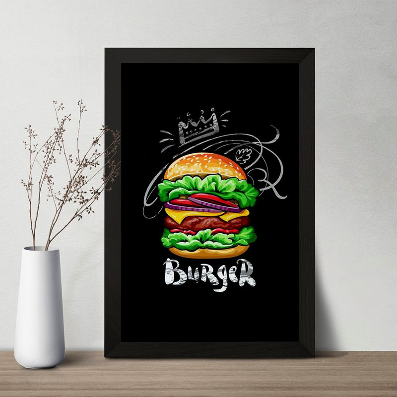 تابلو خندالو مدل فست فود کد 31057