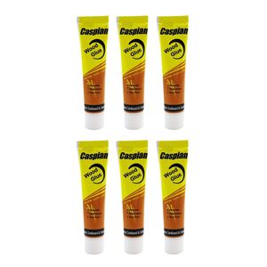 چسب چوب کاسپین مدل Washable حجم 47 میلی لیتر بسته 6 عددی