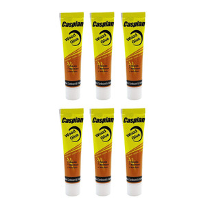 چسب چوب کاسپین مدل Washable حجم 47 میلی لیتر بسته 6 عددی
