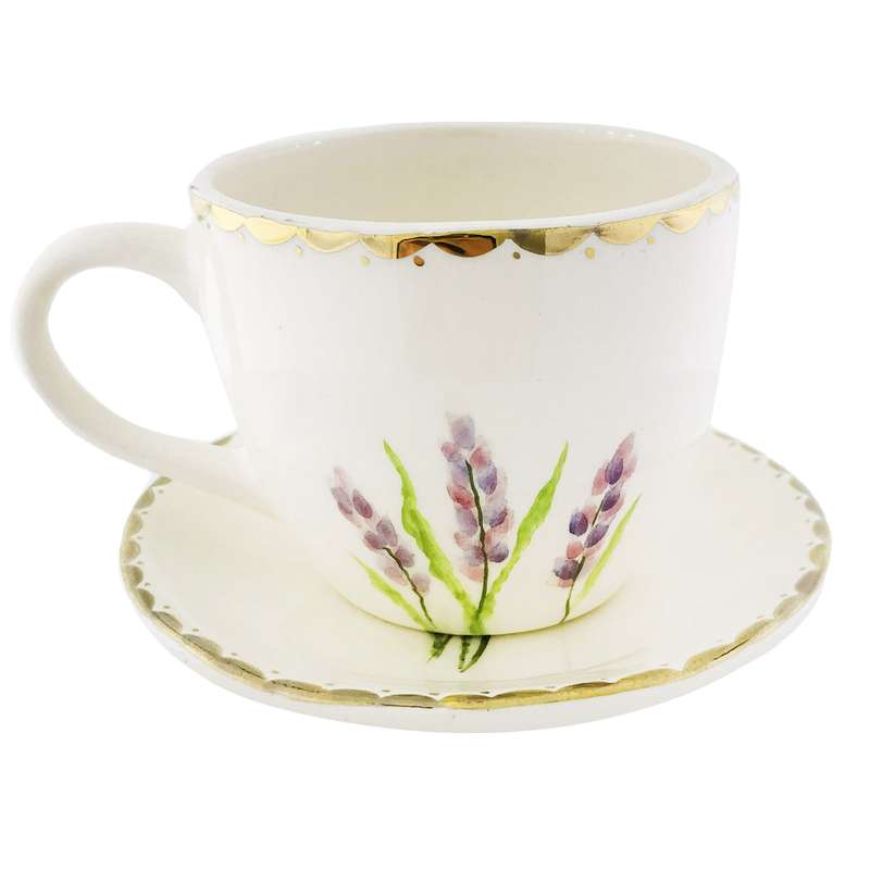 فنجان و نعلبکی طرح گل مدل 15569