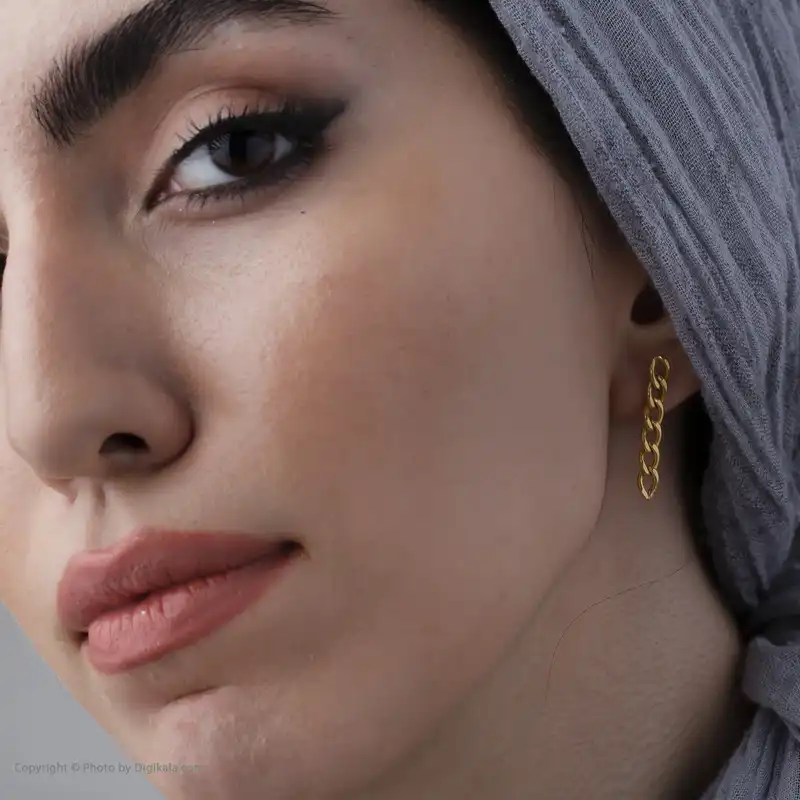 گوشواره طلا 18 عیار زنانه الن نار مدل ELN0725