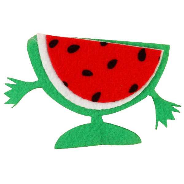 گل سینه دخترانه مدل yal57 طرح هندوانه