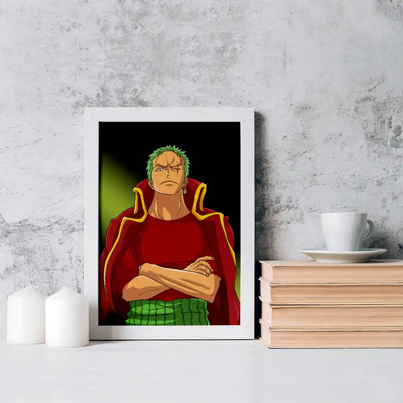 تابلو خندالو مدل زورو انیمه وان پیس One Piece کد 17248