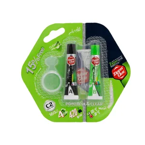 چسب دوقلوی زیپر کد14 حجم  35 میلی‌لیتر بسته 3 عددی