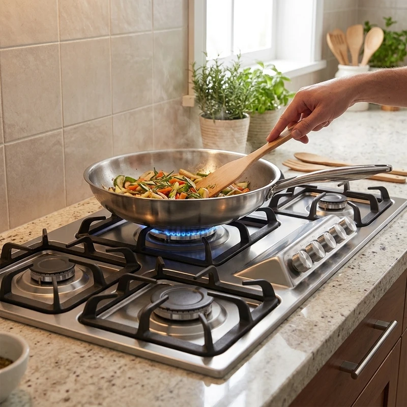 عکس شماره 2 : اجاق گاز صفحه ای داتیس مدل new ds-518steel