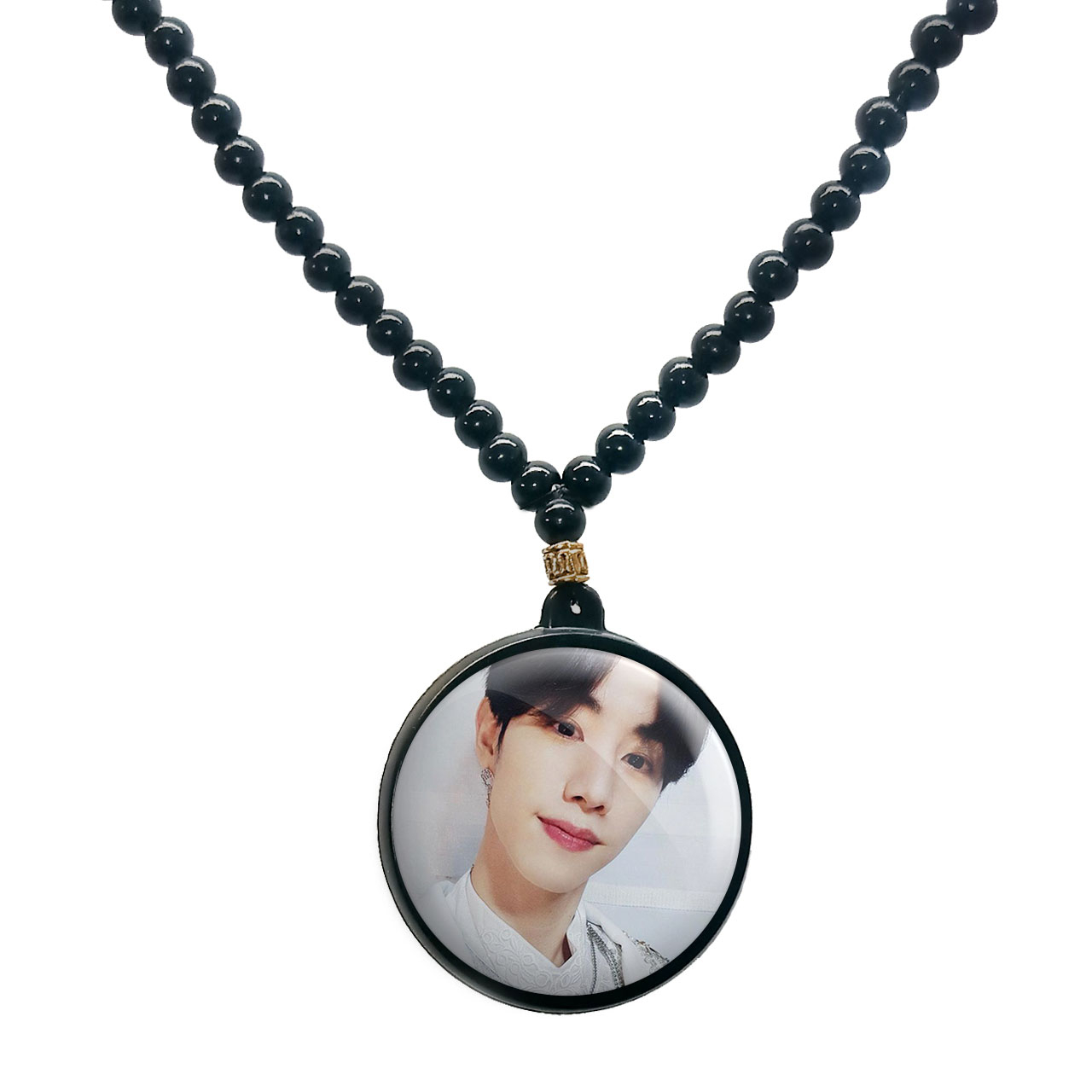 گردنبند پرمانه طرح GOT7 کد pmd.19061 مدل دو طرفه