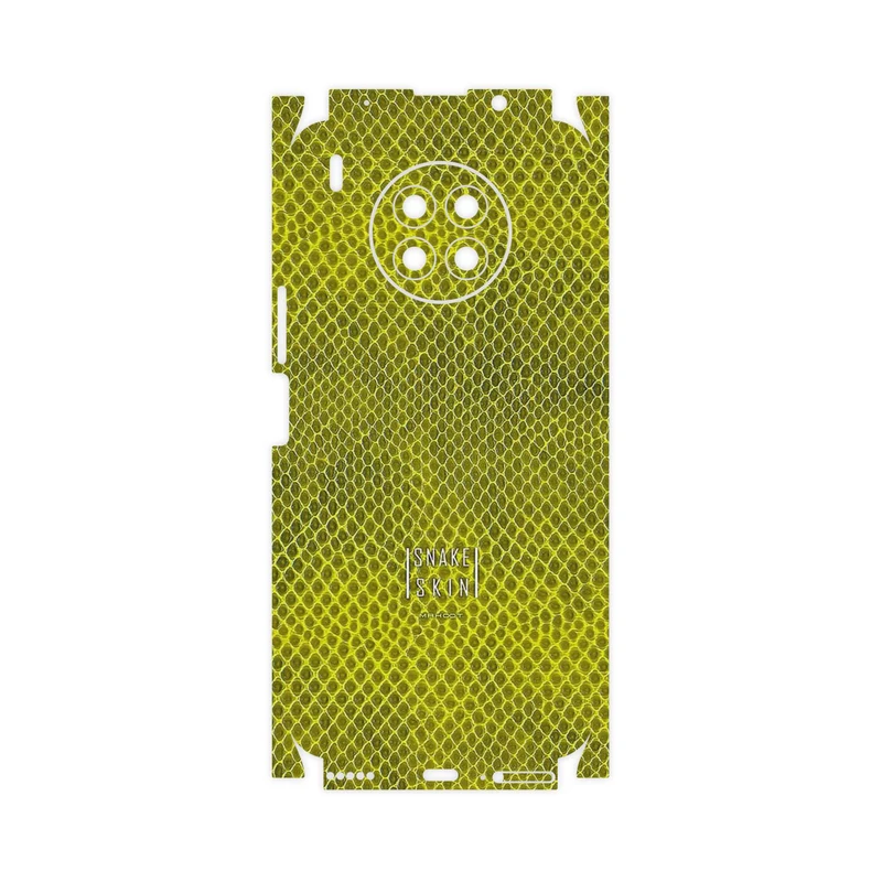 برچسب پوششی ماهوت مدل Yellow Snake Skin-FullSkin مناسب برای گوشی موبایل آنر 50 Lite