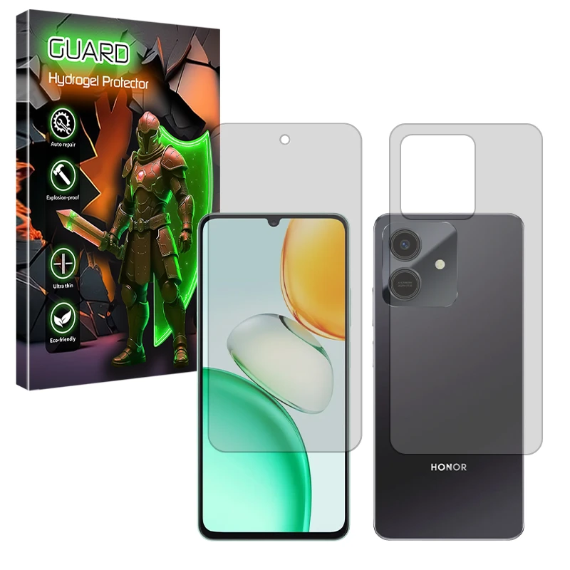 محافظ صفحه نمایش شفاف گارد مدل Tough مناسب برای گوشی موبایل آنر Play10 به همراه محافظ پشت گوشی