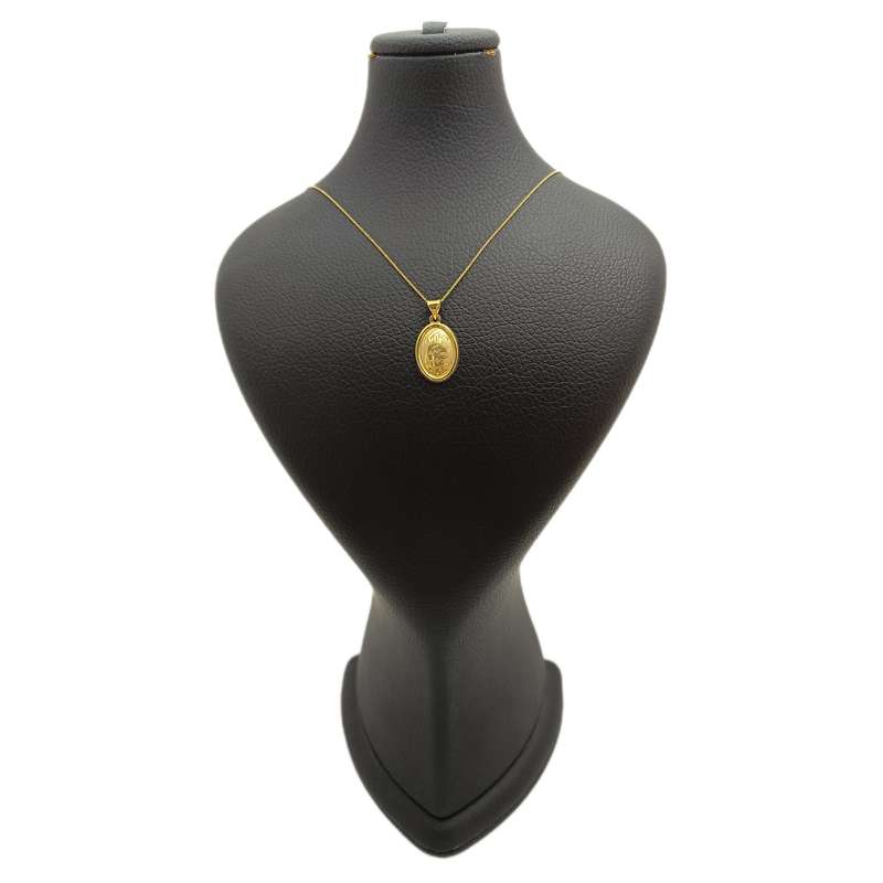 گردنبند طلا 18 عیار دخترانه جواهری ماهوور مدل وان یکاد گردنبند طلا 18 عیار دخترانه جواهری ماهوور مدل وان یکاد