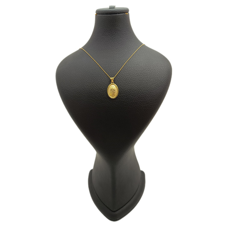 گردنبند طلا 18 عیار دخترانه جواهری ماهوور مدل وان یکاد گردنبند طلا 18 عیار دخترانه جواهری ماهوور مدل وان یکاد