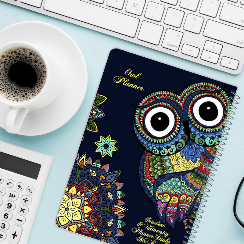 دفتر برنامه ریزی مستر راد طرح جغد مدل روزانه کد fiory 2108 به همراه جامدادی