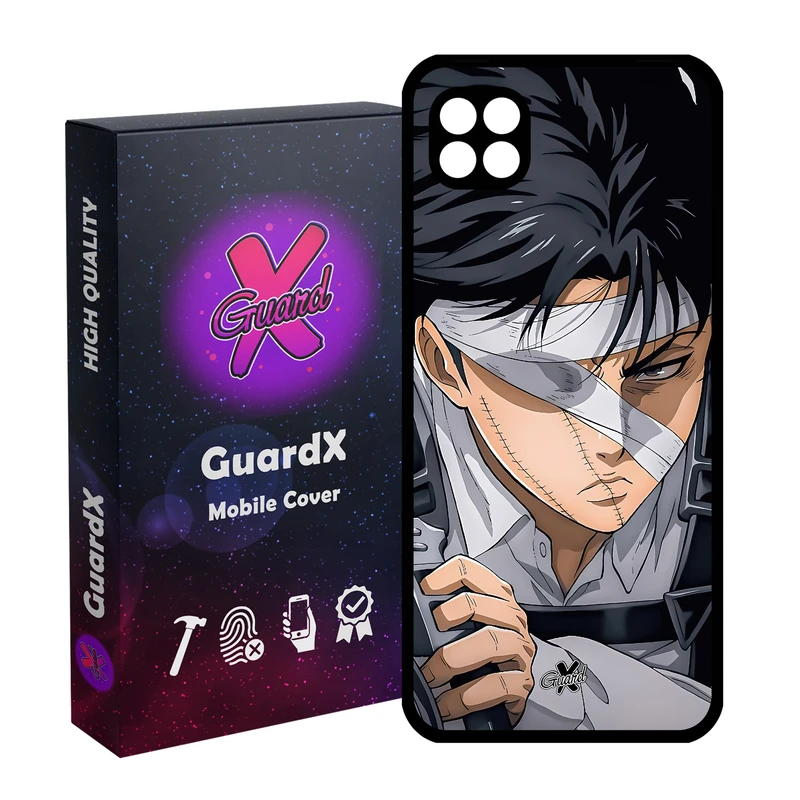 کاور گارد ایکس طرح لیوای انیمه مدل Glass10569 مناسب برای گوشی موبایل سامسونگ Galaxy A22 5G