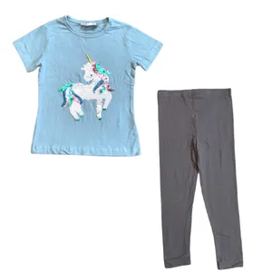 ست تی شرت و شلوار دخترانه ام اند اس مدل l.k.370