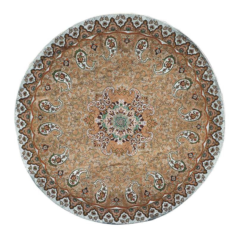 رومیزی ترمه مدل نسترن کد GHY1-1