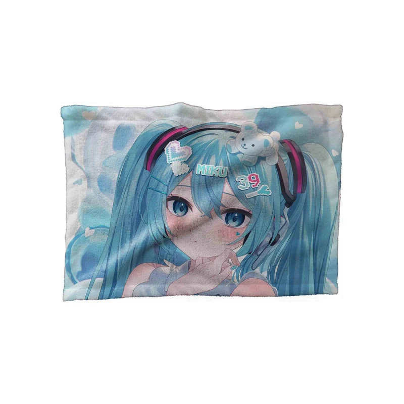 حوله کودک مدل انیمه میکو کیوت کد TW53 سایز 30x40 سانتی متر