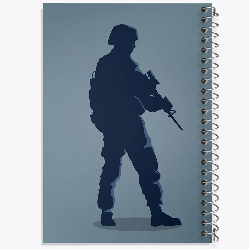 دفتر ژورنال نویسی 50 برگ خندالو مدل نقطه ای طرح کال آف دیوتی (call Of Duty) کد F2294