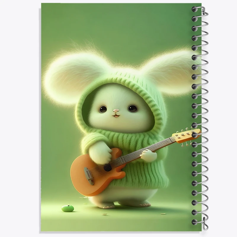 دفتر نقاشی 50 برگ خندالو طرح خرگوش بامزه کد F5758