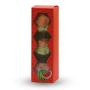 بستنی خشک پفکی هندوانه و طالبی فریزفروت - 75 گرم بسته 3 عددی