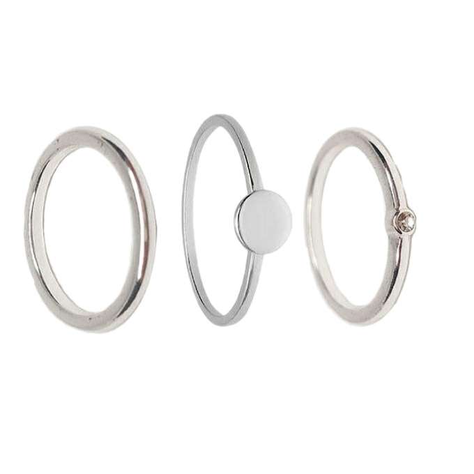 انگشتر دخترانه مدل 3 مجموعه 3 عددی