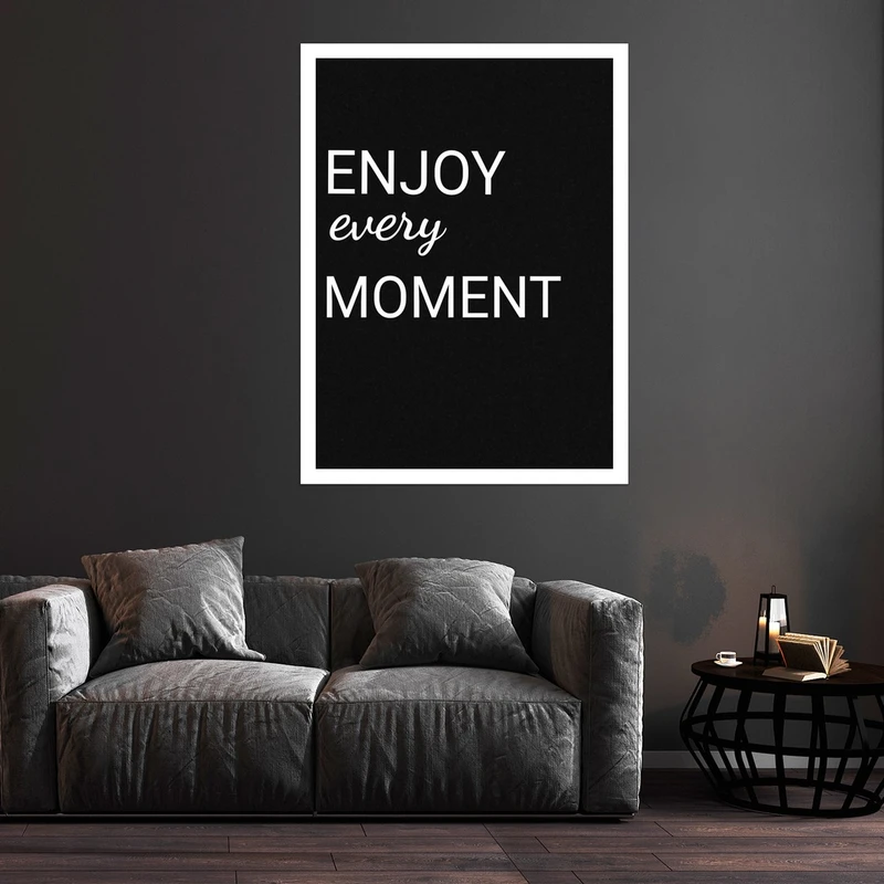 تابلو بکلیت طرح جمله انگیزشی مدرن مدل قاب شاسی W-S10246