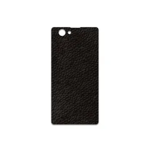 MAHOOT Dark-Brown-Leather Cover Sticker for Sony Xperia Z1 Compact