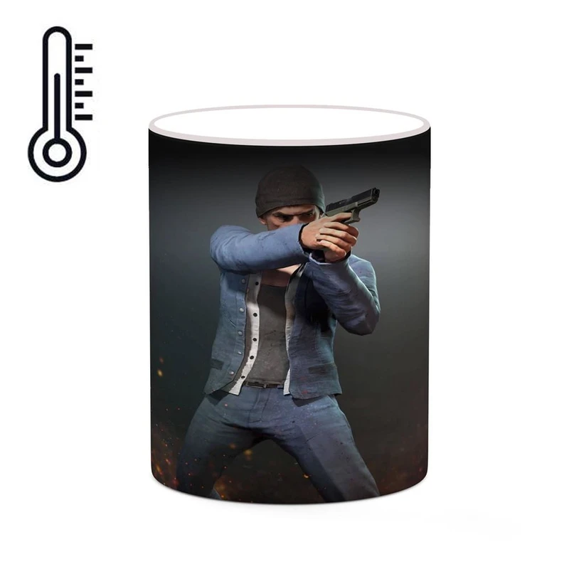 ماگ حرارتی کاکتی مدل بازی پابجی PUBG کد mgh30025