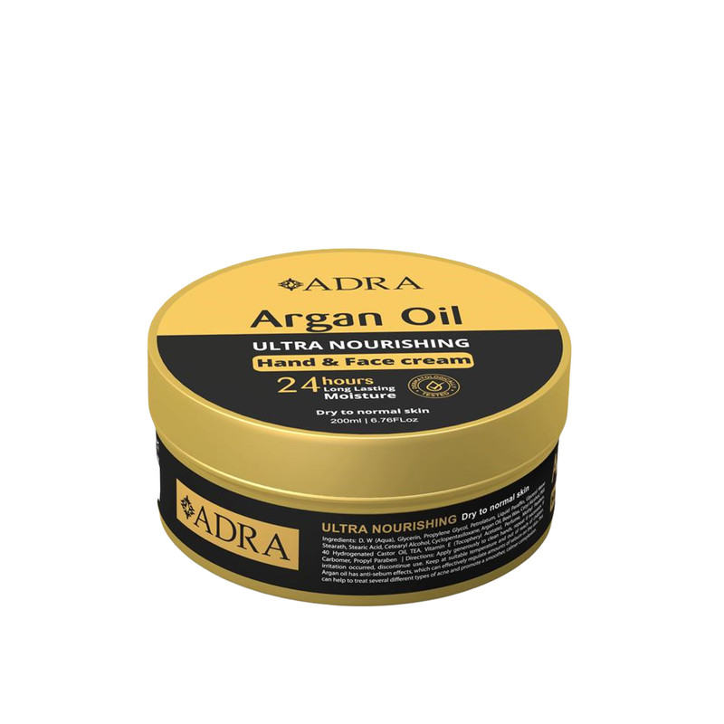 کرم مرطوب‌کننده آدرا مدل آرگان کد 11018 حجم 200 میلی‌لیتر