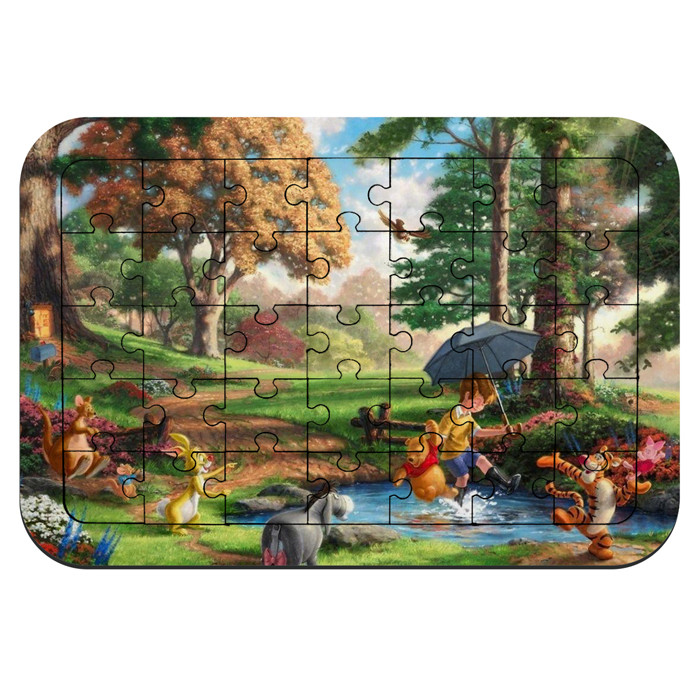  پازل 35 تکه طرح وینی د پو ، کریستوفر رابین و دوستان مدل NI1597 