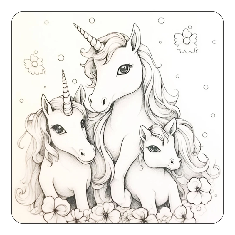 مگنت کاکتی طرح اسب تک شاخ و یونیکورن مدل mp33354