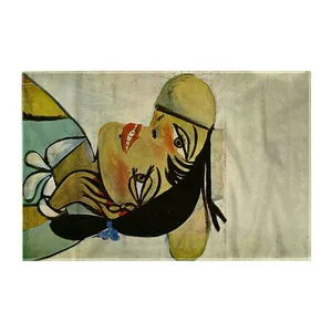 کاغذ کادو ترمه طراحان ایده مدل پرتره یک زن از پیکاسو کد art0313