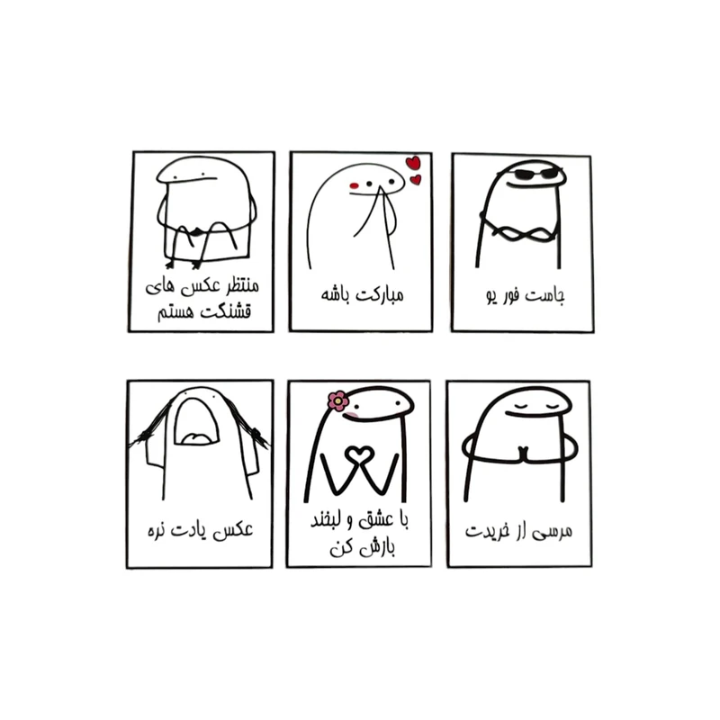 عکس شماره 3 : برچسب مدل تشکر از مشتری بسته ۳۰ عددی