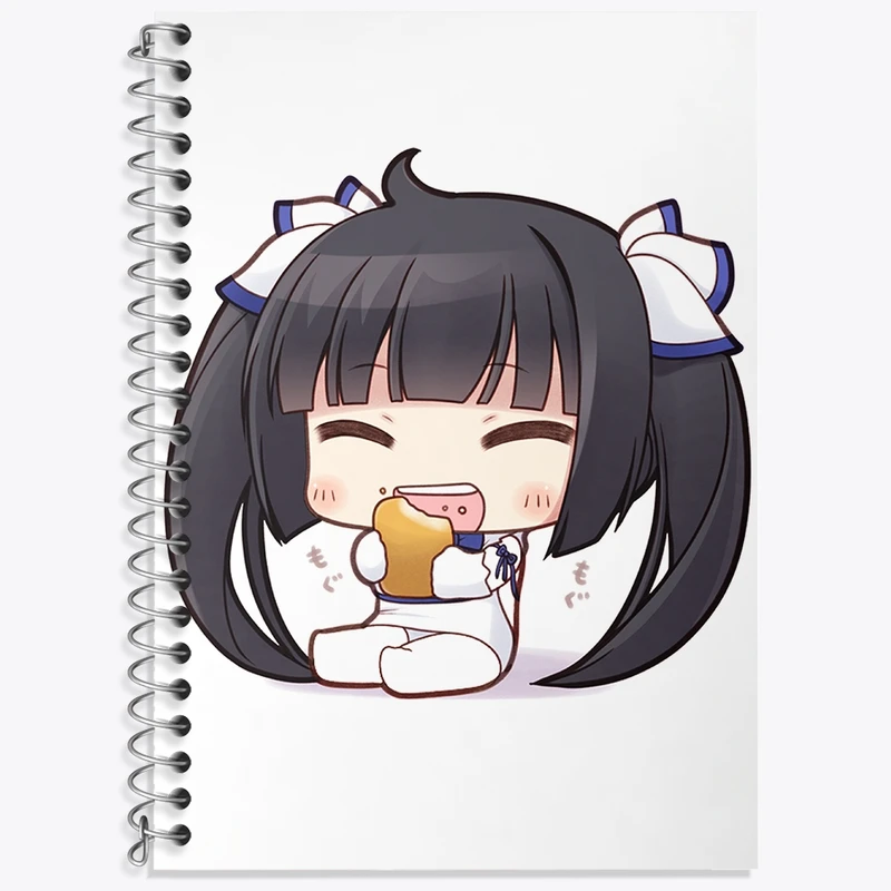 دفتر زبان 50 برگ خندالو مدل سه خط طرح هستیا انیمه دانماچی کد 33564