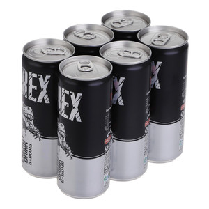 نوشابه انرژی زا گازدار تی رکس - 250 میلی لیتر  بسته 6 عددی