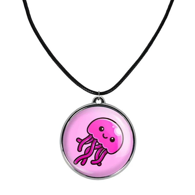 گردنبند خندالو مدل حیوانات آبزی عروس دریایی کد 2816228163