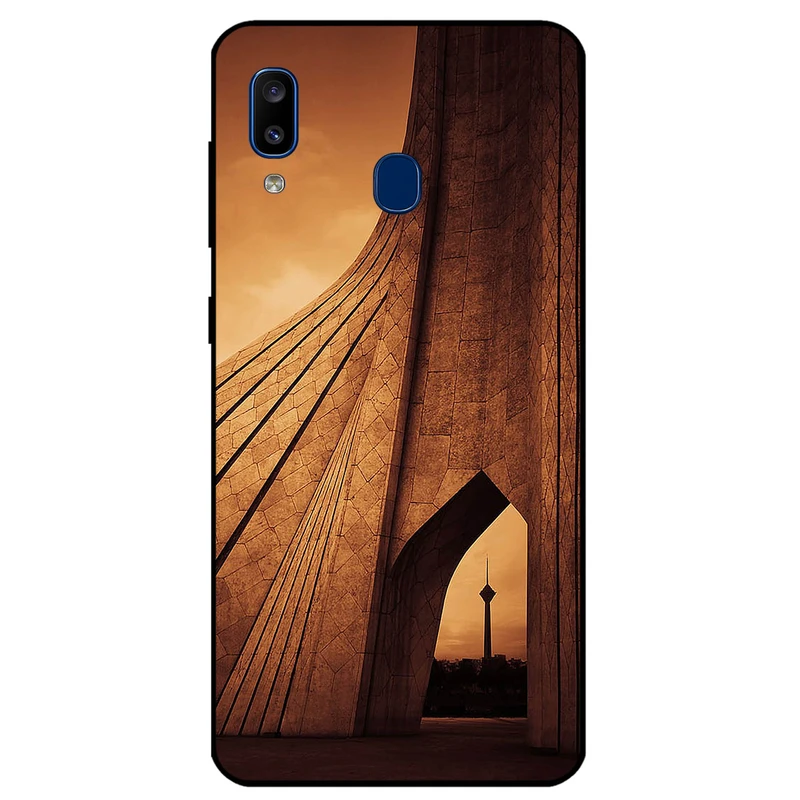 کاور مگافون طرح آزادی مدل 1901 مناسب برای گوشی موبایل سامسونگ Galaxy A20 E          