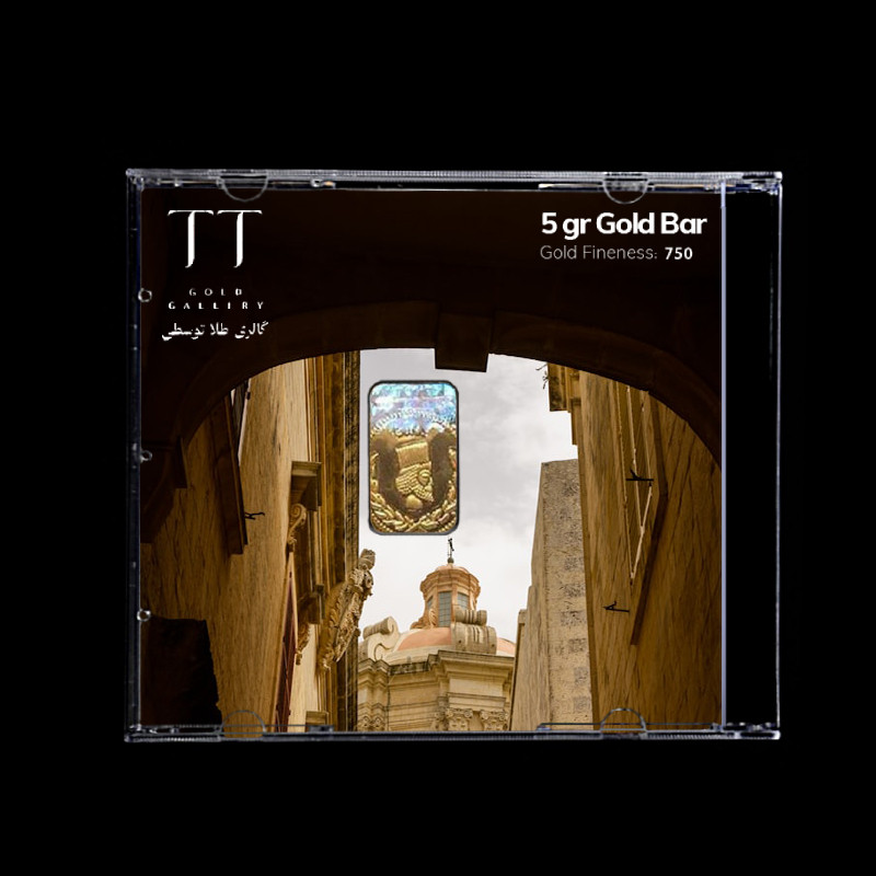 شمش طلا 18 عیار گالری طلا توسطی مدل F3FC81