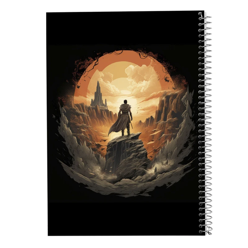 دفتر ژورنال نویسی 50 برگ مدوپد مدل نقطه ای طرح  ارباب حلقه ها The Lord of the Rings کد DF3054