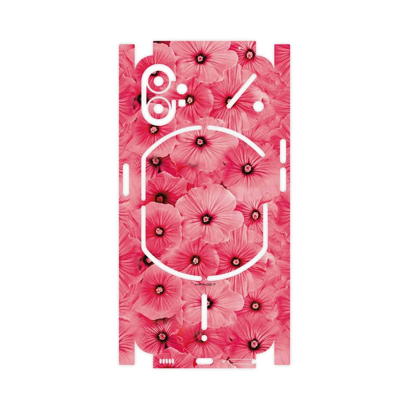 برچسب پوششی ماهوت مدل Pink_Flower-FullSkin مناسب برای گوشی موبایل ناتینگ Phone 1