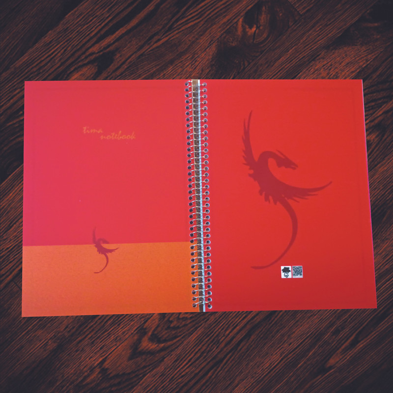 دفتر مشق 100 برگ تیما مدل Spot مجموعه 6 عددی