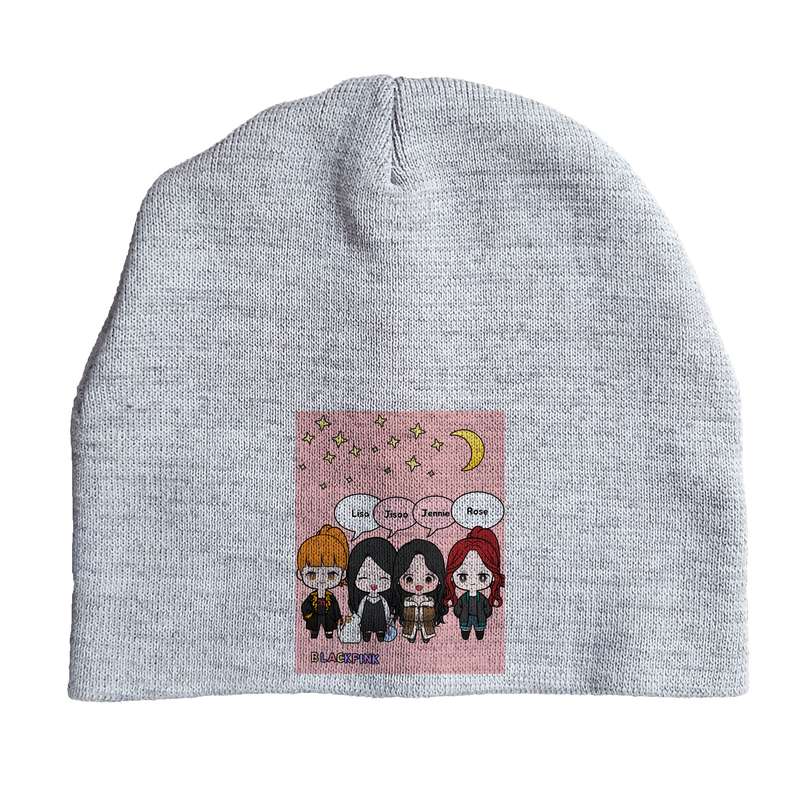 کلاه بافتنی مدل Black Pink 022