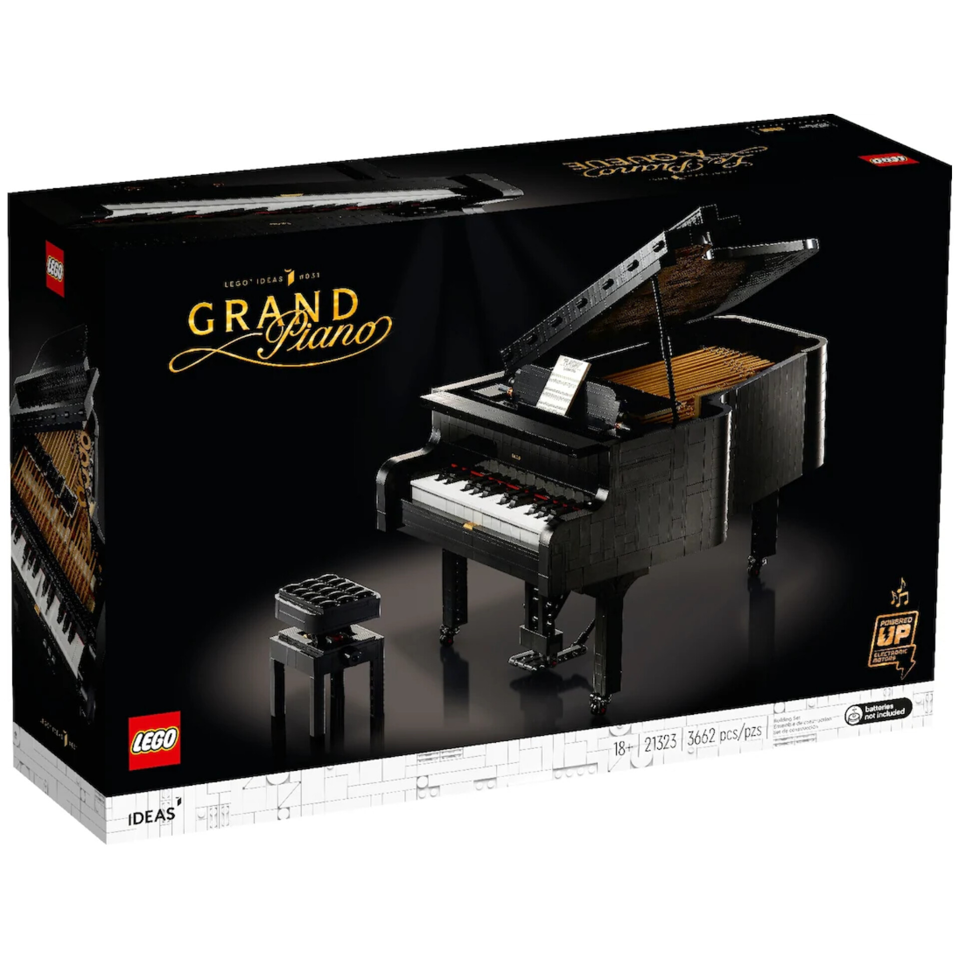 لگو ۳۶۶۲ تکه سری ایده مدل Grand Piano کد 21323